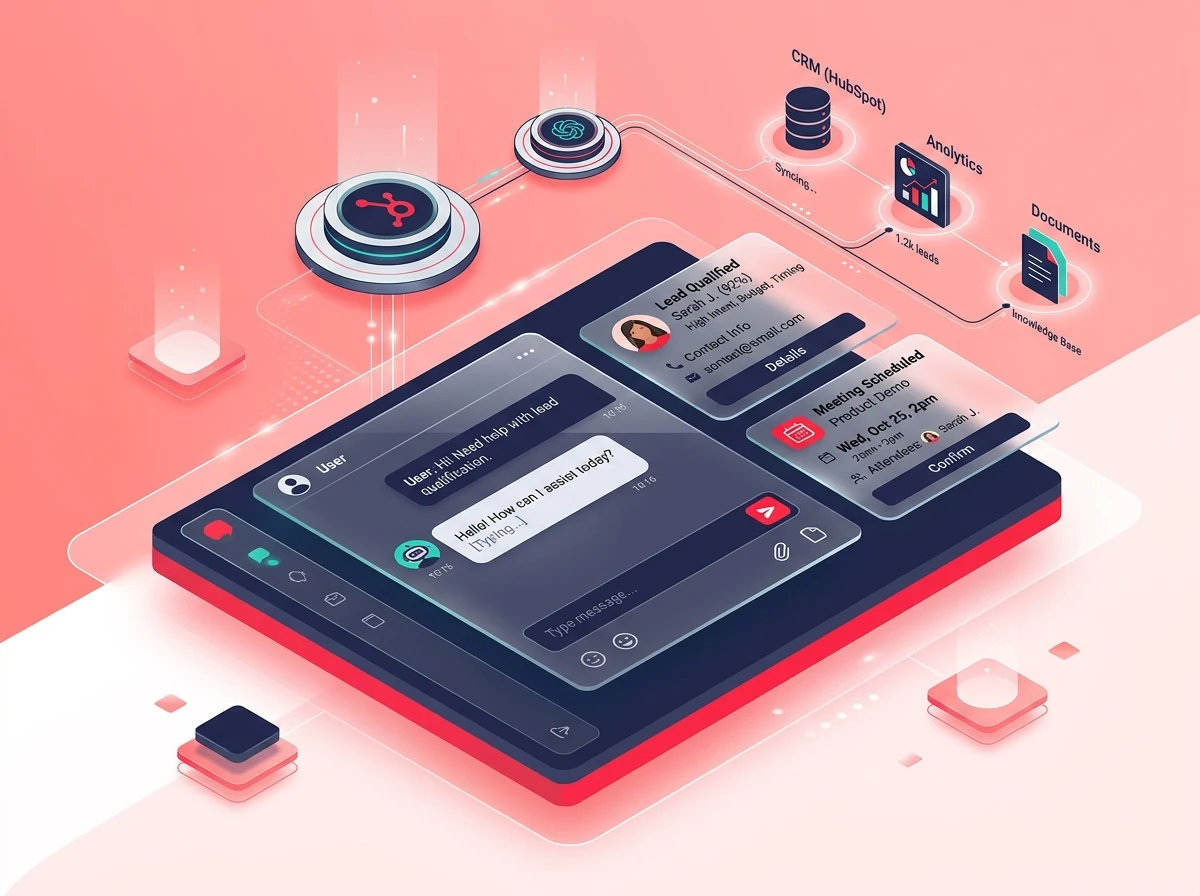 Custom AI Chat Agent Dashboard and Workflow