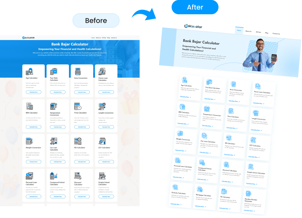 Bank Bajar Calculator